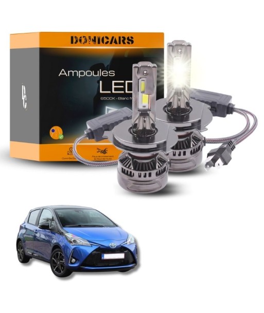 Pack Ampoules LED H4 140W Canbus - Toyota Yaris 3 (2011 à 2020) Pour