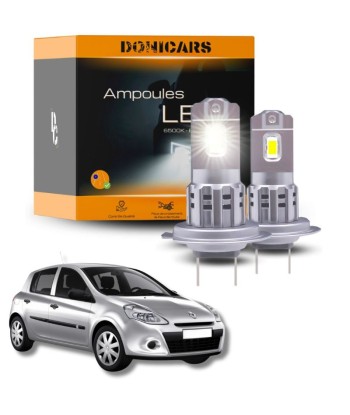 Ampoules LED Clio 3 (2005 à 2014) - Pack Ampoules LED H7 Renault Clio "Type Halogène" les ctes