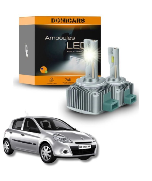 Ampoules Xenon LED D1S Clio 3 (2005 à 2014) - Pack Ampoules Xenon LED Renault Clio Jusqu'à 80% De Réduction