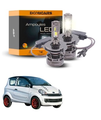 Pack Ampoules LED H4 140W Canbus pour Microcar M.Go (2008 à 2024) - Phares Avants Microcar de France