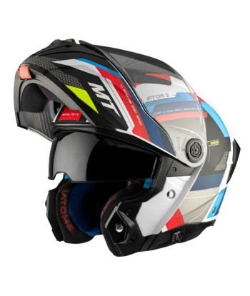 Blauer modularer Motorradhelm-S550 les ctes