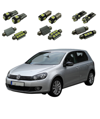 Zestaw LED Volkswagen Golf 6 (2010-2014) + tablica rejestracyjna. Comparez et commandez 