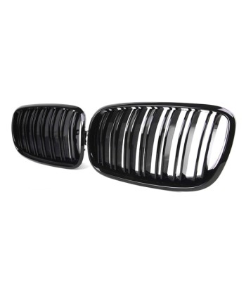 Grille BMW X5 X6 E70 E71 E72 (2007-2014) Grille nadwozia M Power Style Double Line Auto ABS Zderzak la livraison gratuite