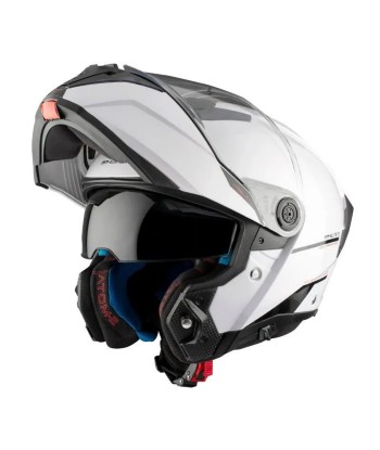 Blauer modularer Motorradhelm-S550 pas chere