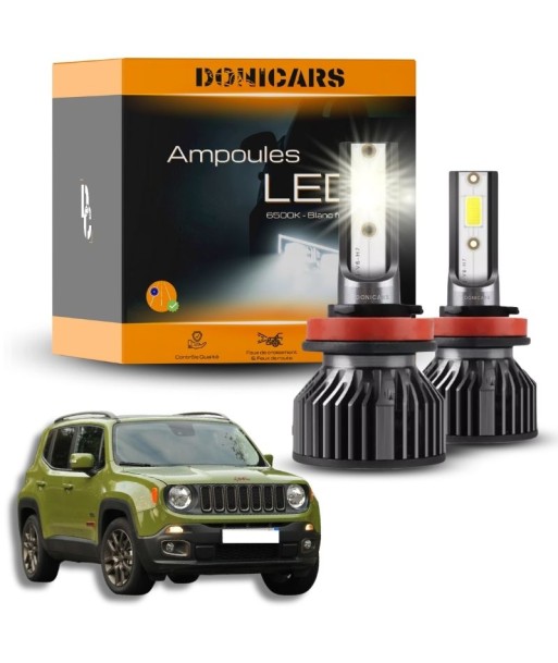 Pakiet żarówek LED H4 Jeep Renegade (2014 do 2023) - zestaw LED Amélioration de cerveau avec