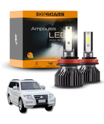 Pakiet żarówek LED H4 Mitsubishi Pajero sport 1 (1997 do 2008) - zestaw LED sur le site 