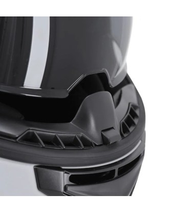 Mattschwarzer Motorrad-Integralhelm de pas cher