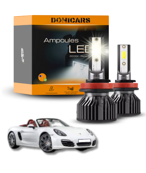 Pakiet żarówek LED H7 Porsche Boxster (981) (2012 do 2016) - zestaw LED 2024