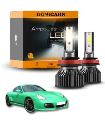 Pakiet żarówek LED H7 Porsche Cayman (987 - MK1) (2006 do 2008) - zestaw LED Fin de série