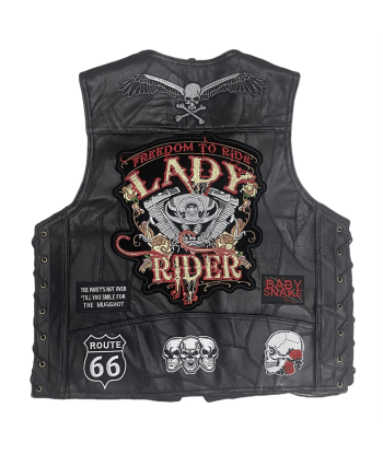 Damen-Bikerweste aus Leder - Lady Rider acheter