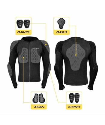 Sommer-Motorradjacke für Herren – AirFlow Defender™ s'inspire de l'anatomie humaine